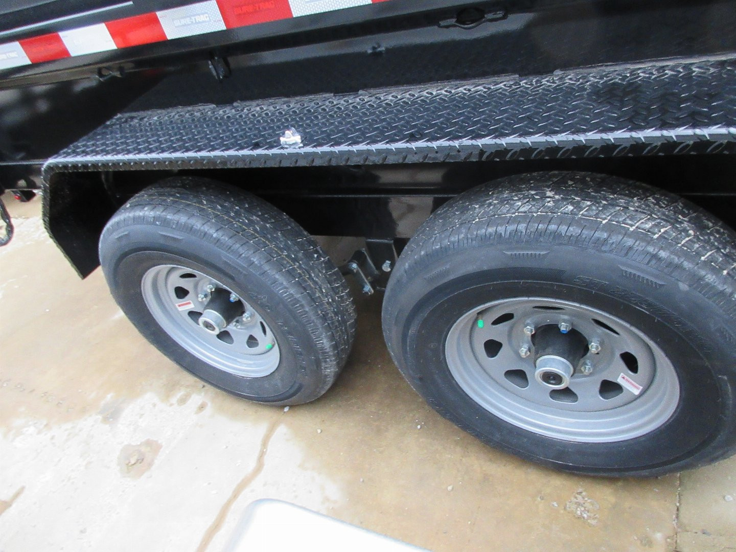 New 2025 Sure-Trac 6 x 12 Low Profile Dump Trailer 10K Single Ram