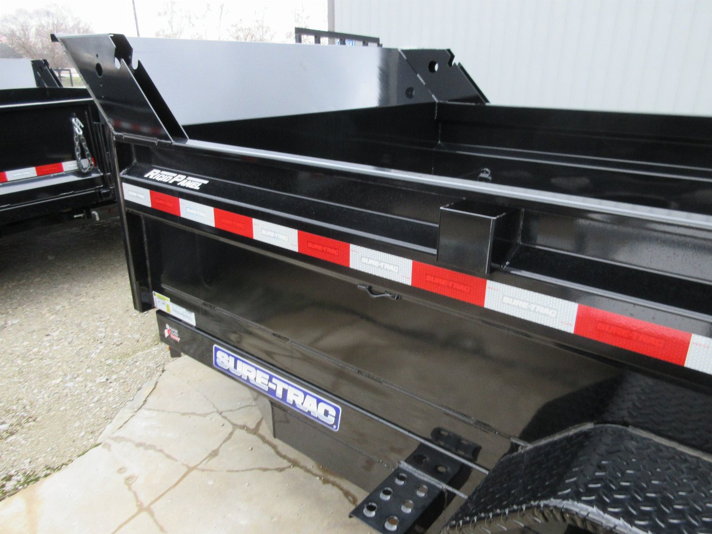 New 2025 Sure-Trac 6 x 12 Low Profile Dump Trailer 10K Single Ram