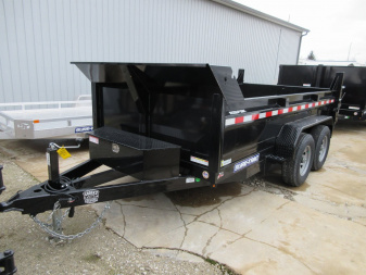 New 2025 Sure-Trac 6 x 12 Low Profile Dump Trailer 10K Single Ram