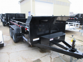 New 2025 Sure-Trac 6 x 12 Low Profile Dump Trailer 10K Single Ram