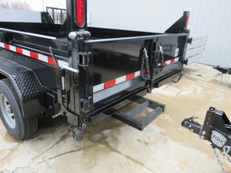 New 2025 Sure-Trac 6 x 12 Low Profile Dump Trailer 10K Single Ram