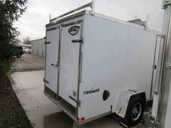 New 2025 Impact Trailers 6'X12' TREMOR FLAT TOP SLOPED V NOSE RAMP DOOR Cargo / Enclosed TraiIer
