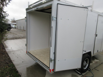 New 2025 Impact Trailers 6'X12' TREMOR FLAT TOP SLOPED V NOSE RAMP DOOR Cargo / Enclosed TraiIer