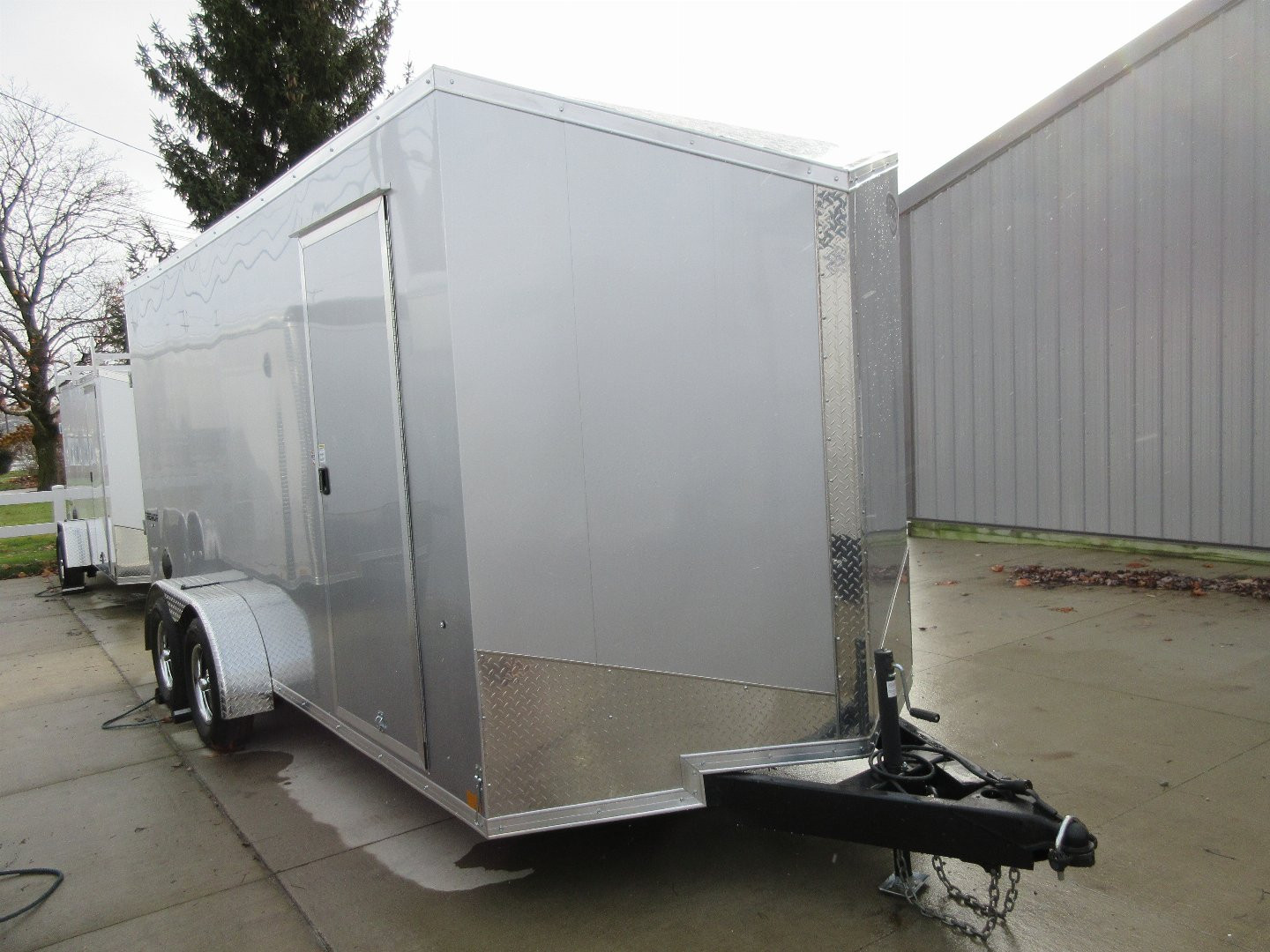 New Impact Trailers 7'X16' TREMOR FLAT TOP SLOPED V NOSE Cargo / Enclosed Trailer