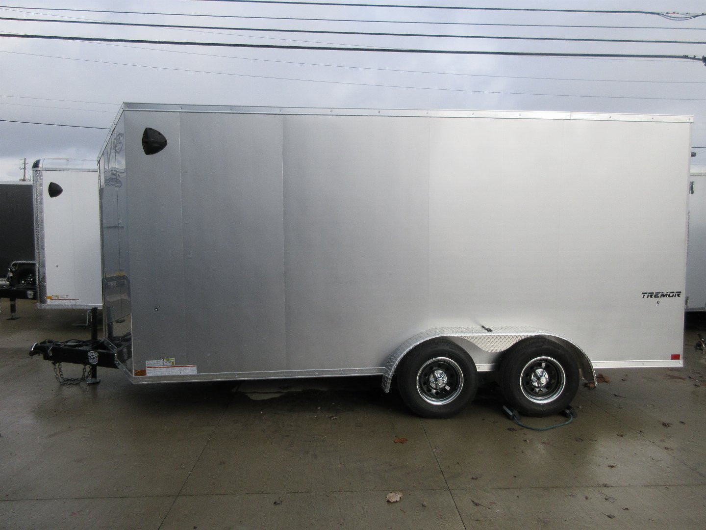 New Impact Trailers 7'X16' TREMOR FLAT TOP SLOPED V NOSE Cargo / Enclosed Trailer