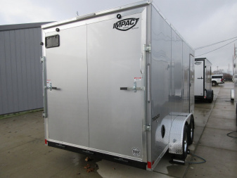New Impact Trailers 7'X16' TREMOR FLAT TOP SLOPED V NOSE Cargo / Enclosed Trailer