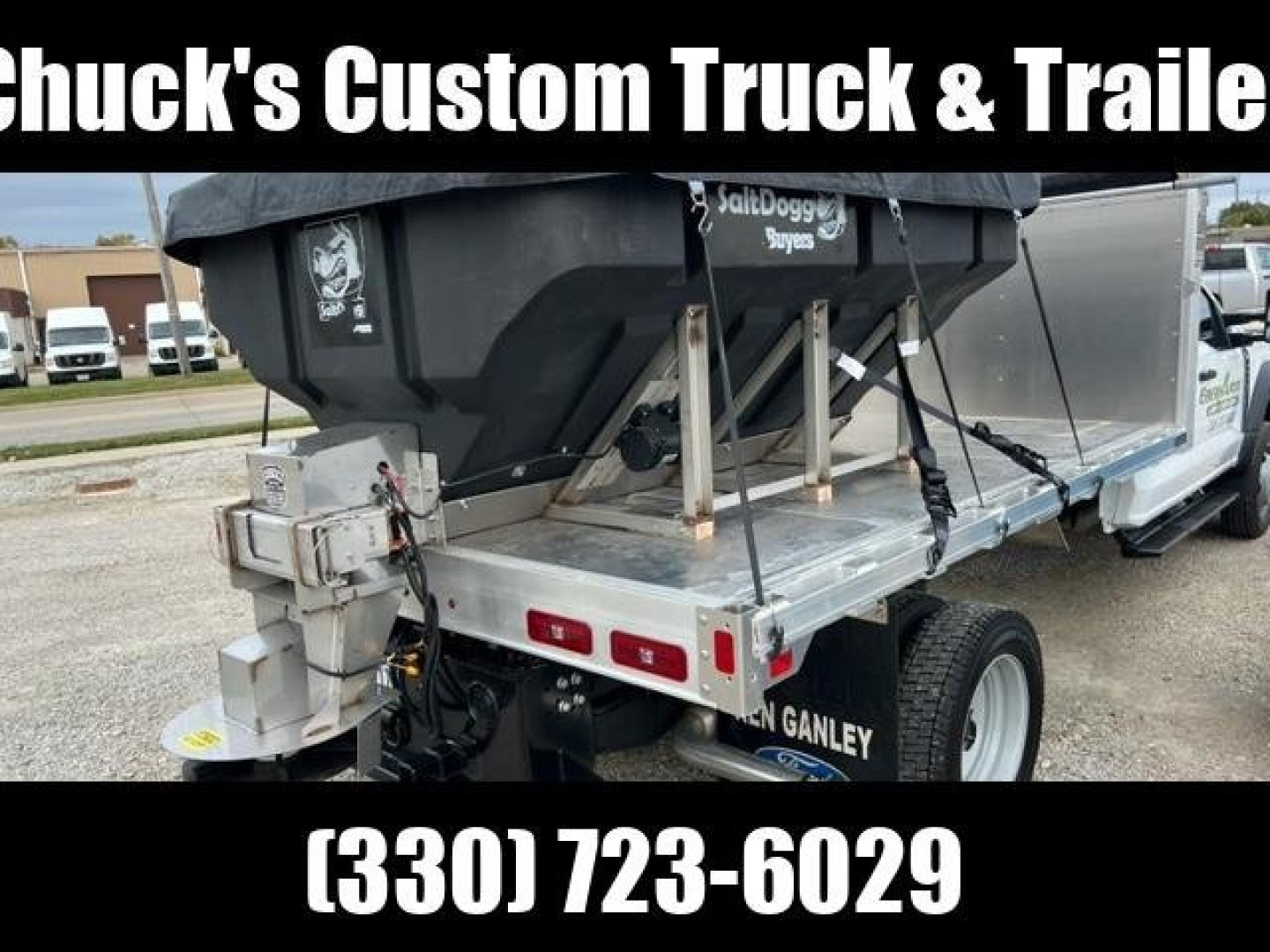 New SaltDogg SALTDOGG® PRO4000 SERIES POLY HOPPER SPREADERS WITH AUGER Salt Spreader