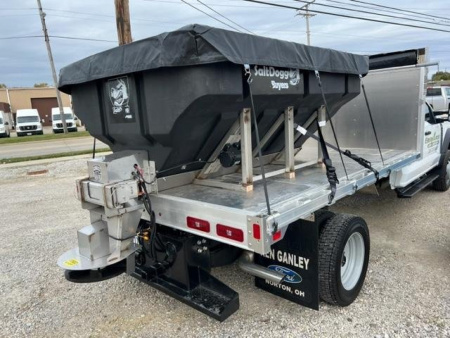 New SaltDogg SALTDOGG® PRO4000 SERIES POLY HOPPER SPREADERS WITH AUGER Salt Spreader