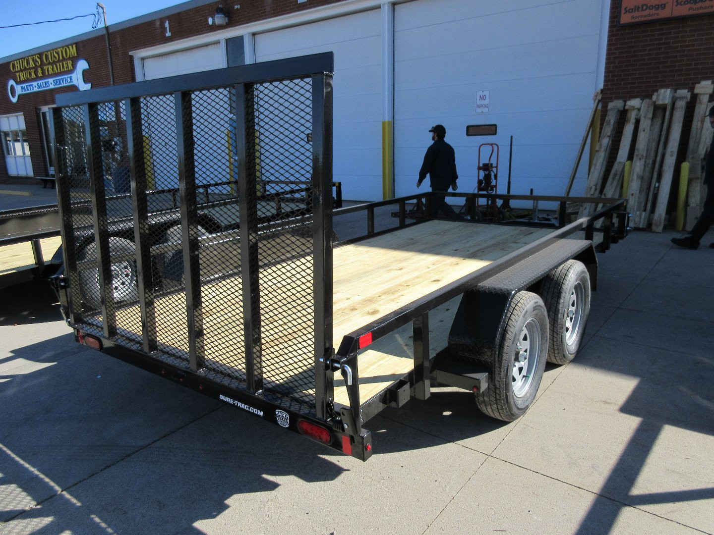 New 2025 SURE-TRAC 7X14 TUBE TOP 7K Utility Trailer