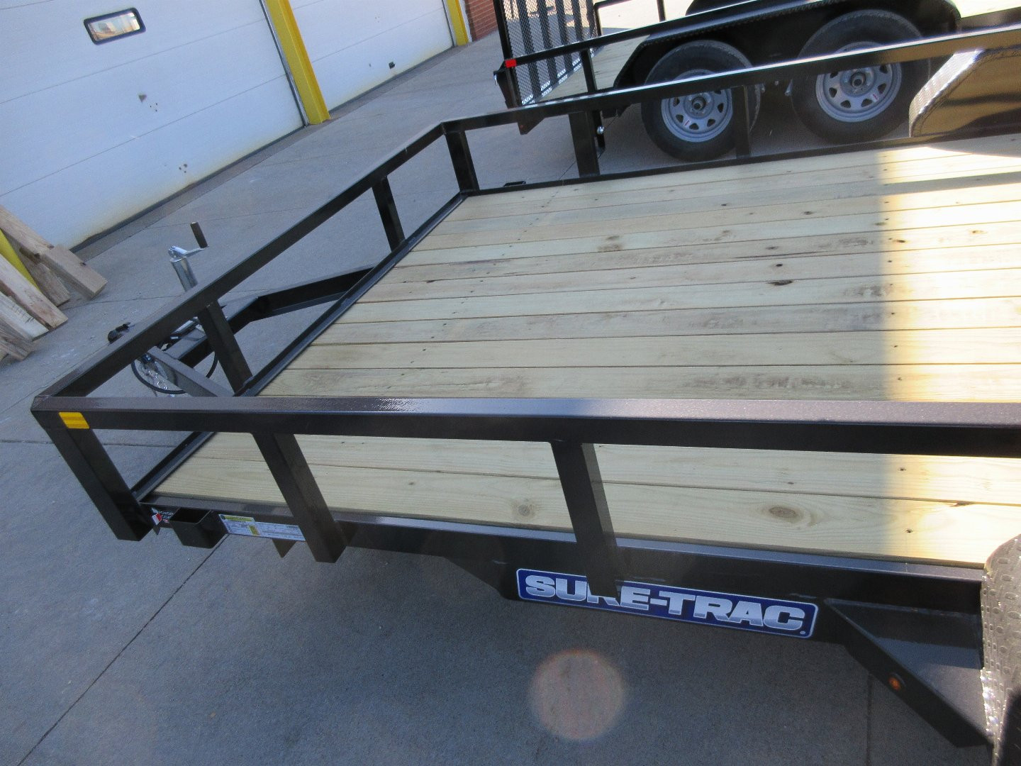 New 2025 SURE-TRAC 7X14 TUBE TOP 7K Utility Trailer