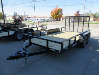 New 2025 SURE-TRAC 7X14 TUBE TOP 7K Utility Trailer