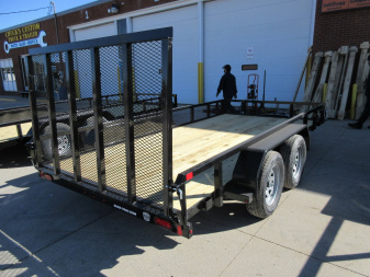 New 2025 SURE-TRAC 7X14 TUBE TOP 7K Utility Trailer