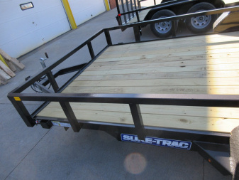 New 2025 SURE-TRAC 7X14 TUBE TOP 7K Utility Trailer