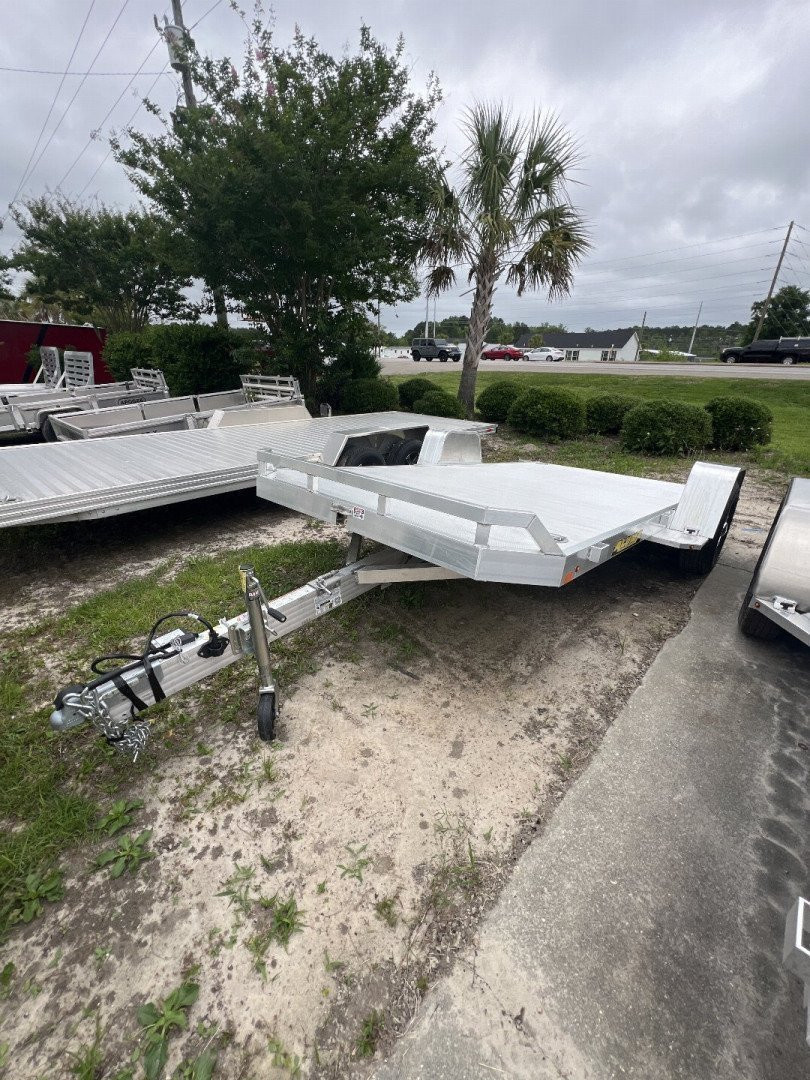 New 2025 Aluma 8214H Utility Trailer