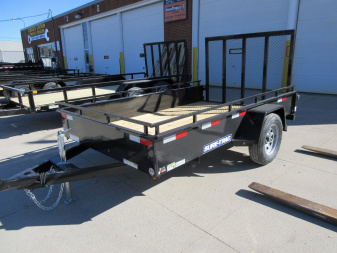 New 2025 Sure-Trac 6X10 STEEL HIGH SIDE Utility Trailer