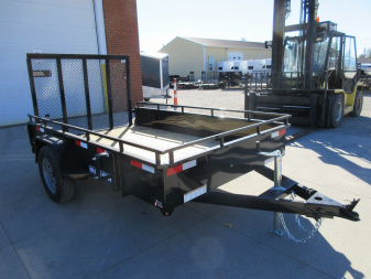 New 2025 Sure-Trac 6X10 STEEL HIGH SIDE Utility Trailer