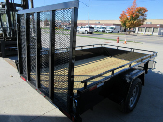 New 2025 Sure-Trac 6X10 STEEL HIGH SIDE Utility Trailer
