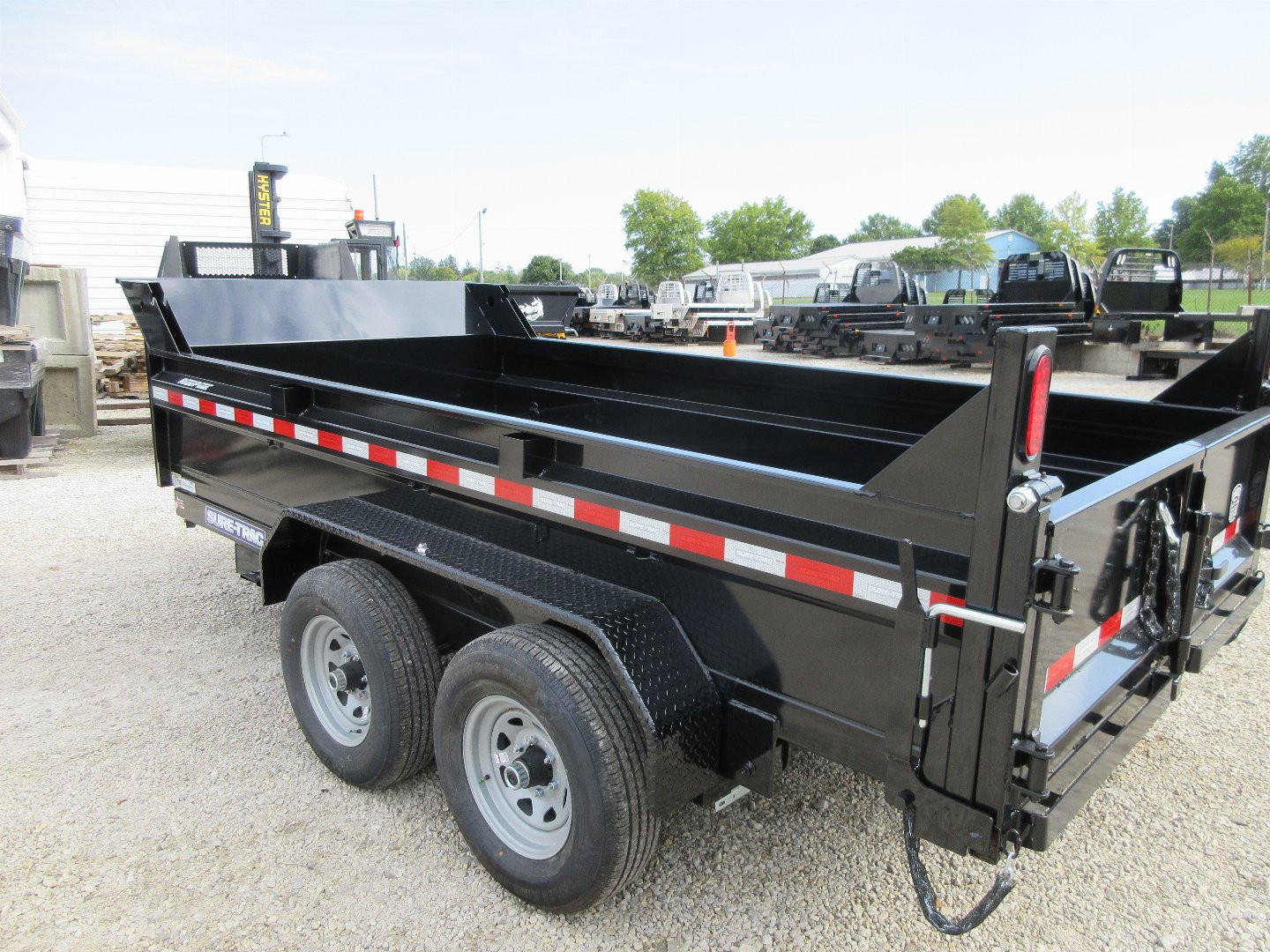 New Sure-Trac 72 IN x 12 LProfile 10K Single Ram Dump