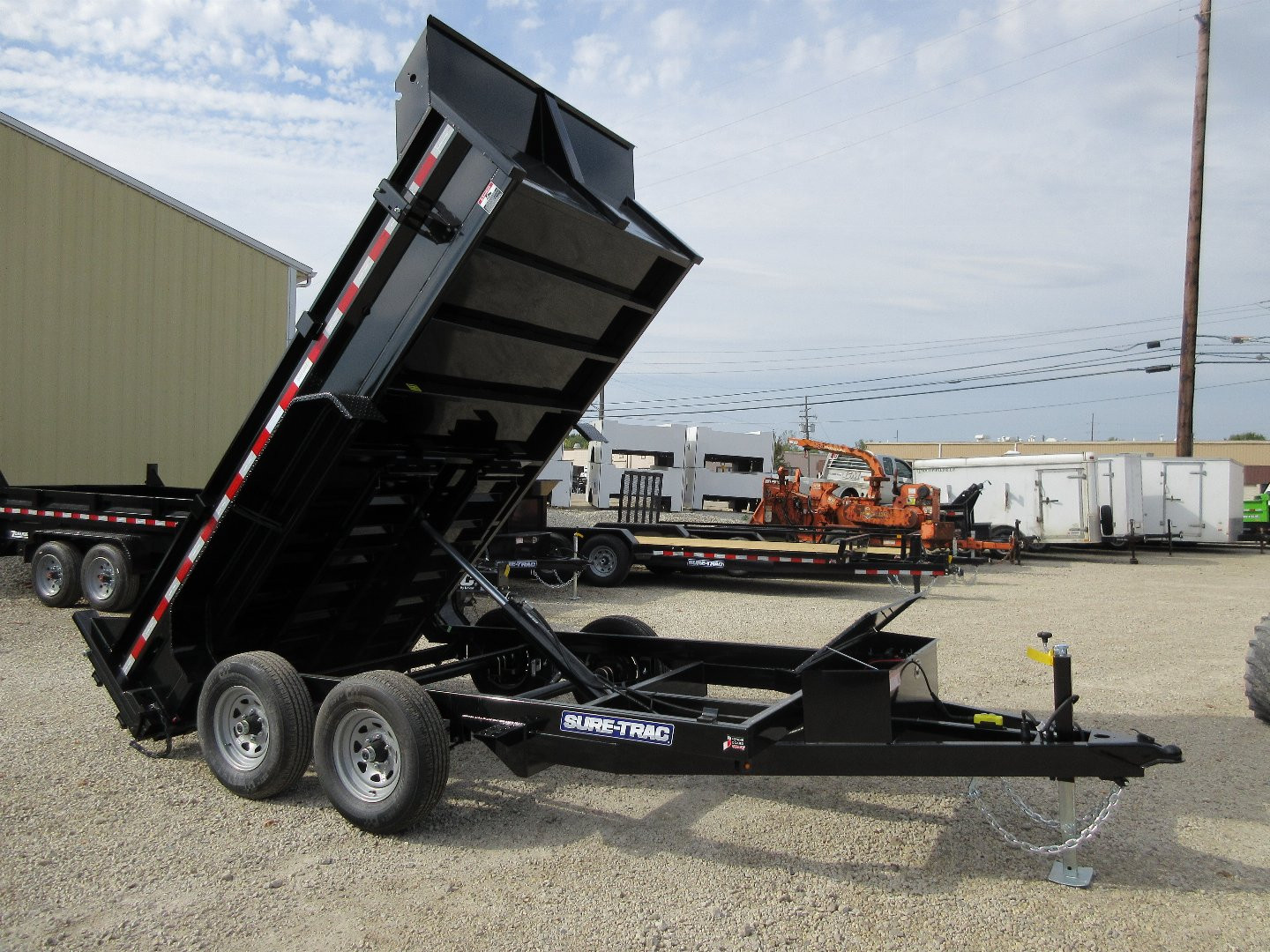 New Sure-Trac 72 IN x 12 LProfile 10K Single Ram Dump
