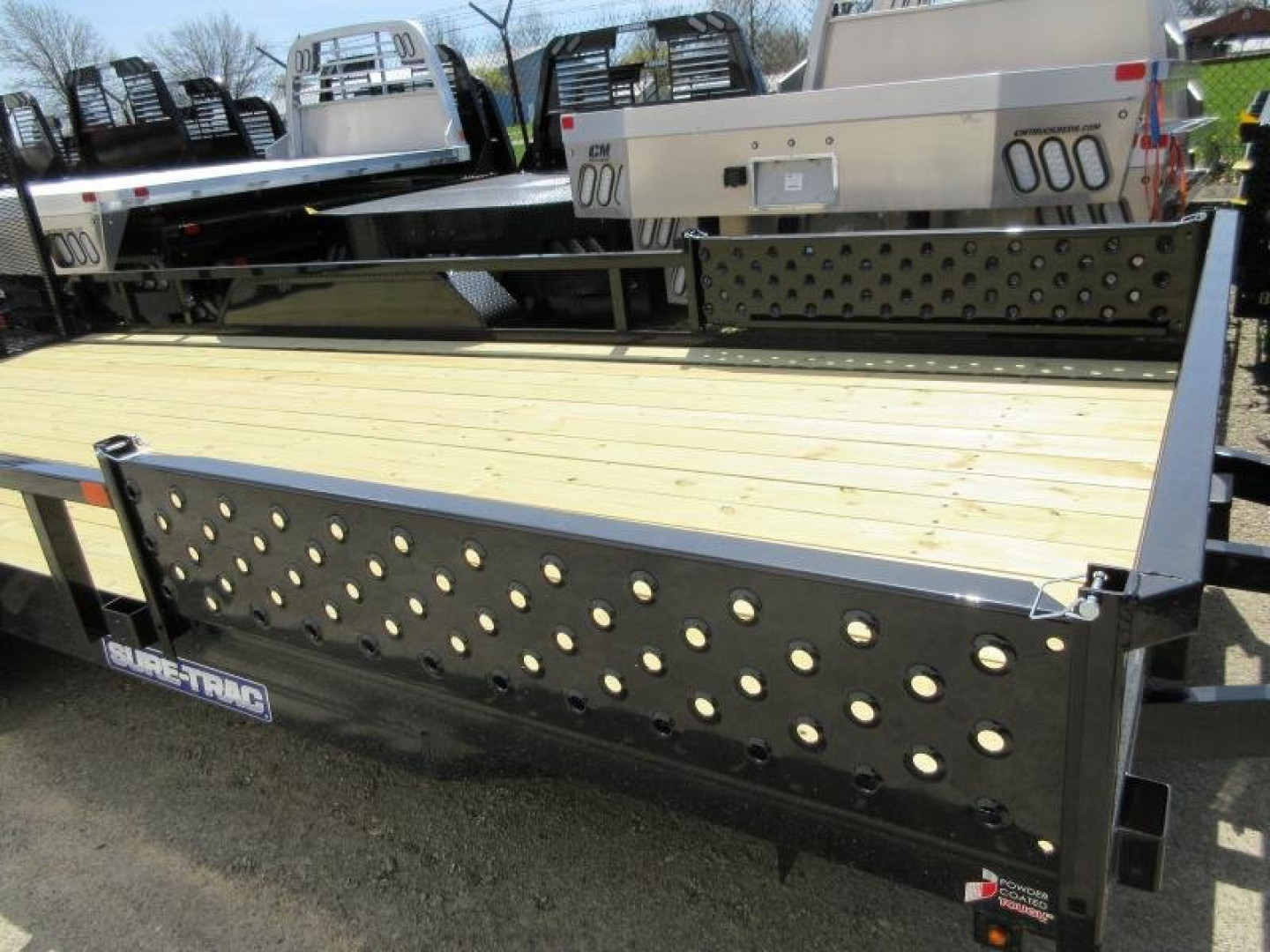 New 2025 SURE-TRAC 7 x 18 Tube Top ATV Trailer 7K Tandem ATV Trailer