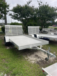 New 2024 Aluma 782ESA Utility Trailer