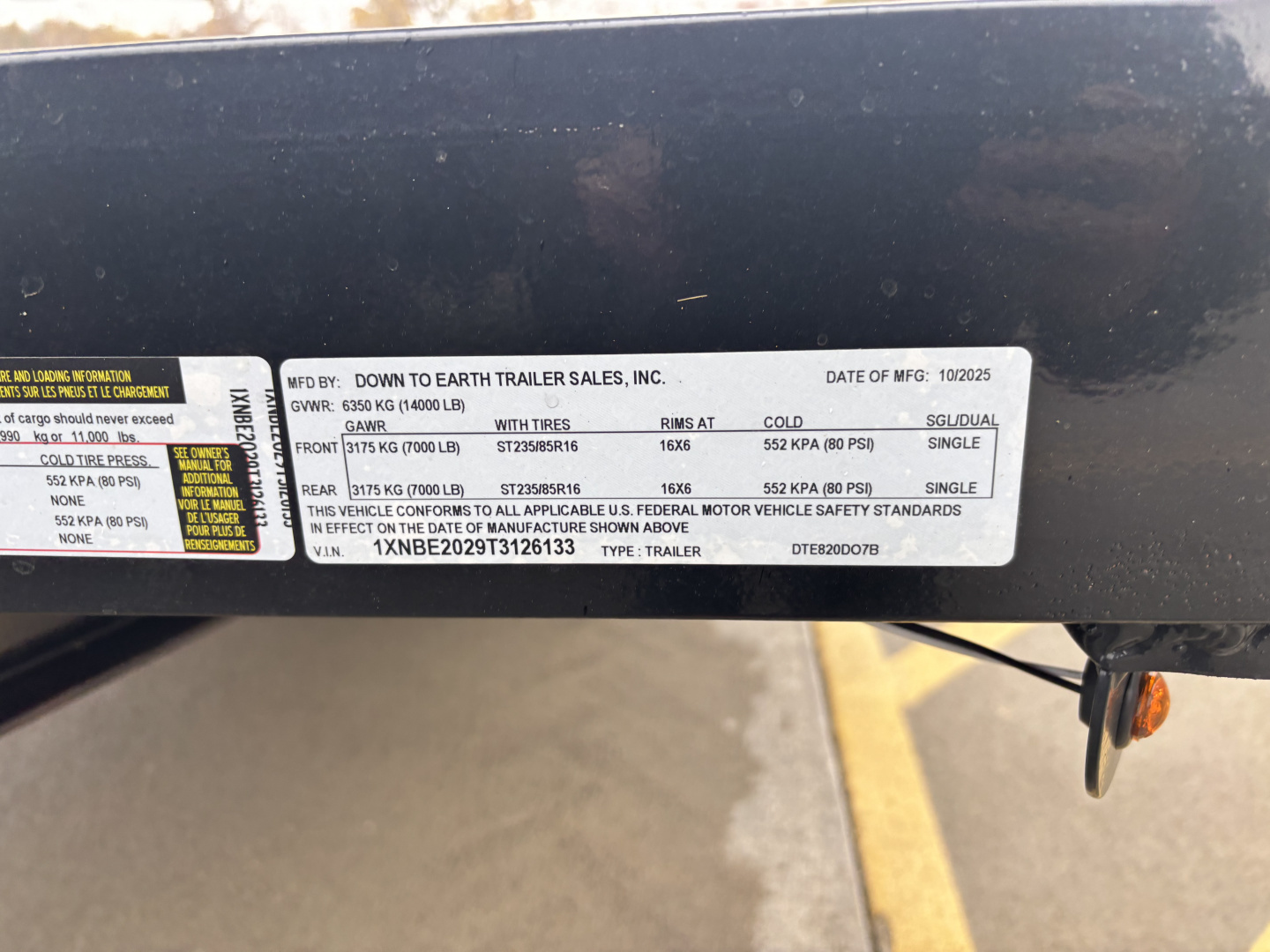 New 2026 Down 2 Earth Trailers 102"X20' (16' + 4' Dovetail) Deckover - Slide In/Out Ramps - 14000#GVWR