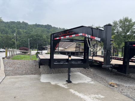 Used NEW/USED 2025 Quality Trailers 24' Gooseneck (20' + 4' Dovetail) Pro Series - 17000# GVWR
