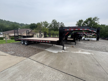 Used NEW/USED 2025 Quality Trailers 24' Gooseneck (20' + 4' Dovetail) Pro Series - 17000# GVWR