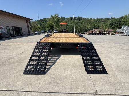 New 2026 Down 2 Earth Trailers 102"X24' Drive Over Equipment Hauler Trailer - 14,000# GVWR