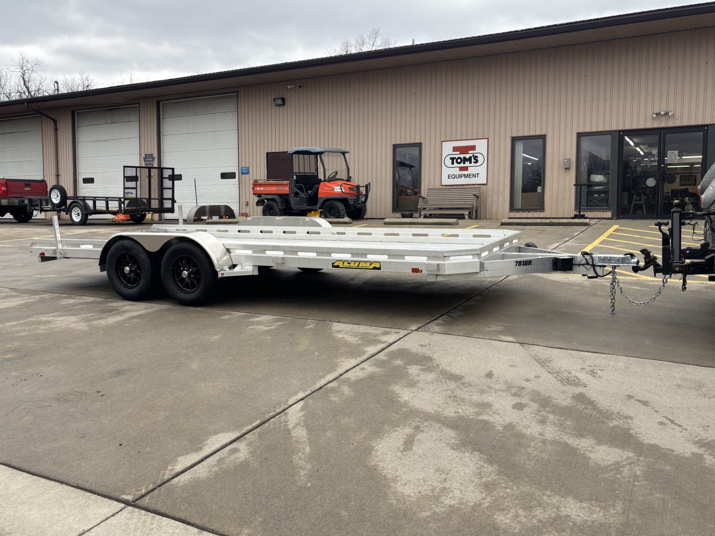 New 2026 Aluma Trailers 7818 R Aluminum Tandem Axle Utility Trailer w ...