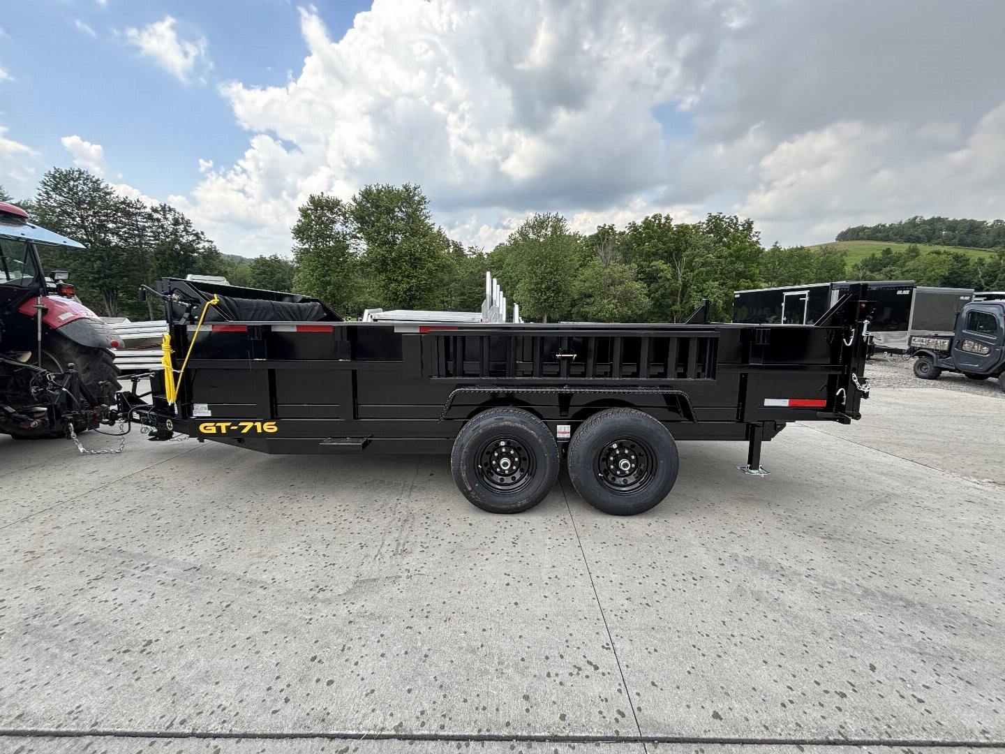New 2026 GRIFFIN TRAILERS 7 x 16 Low Profile 14K Dump Trailer W/ Telescopic Cylinder - 14,000# GVWR