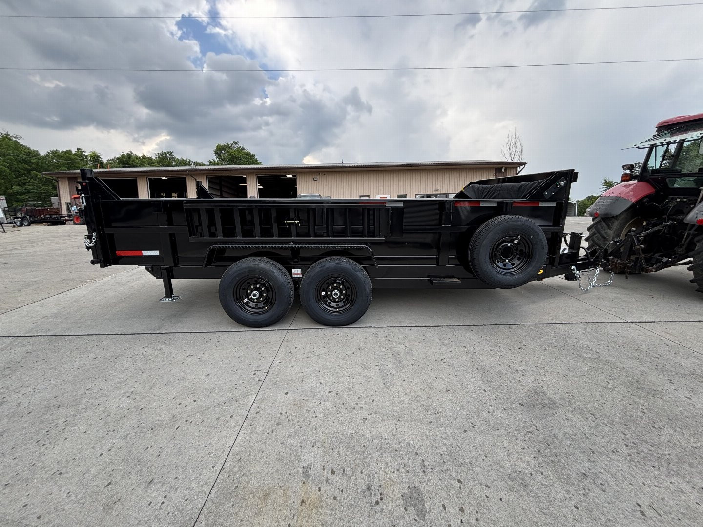 New 2026 GRIFFIN TRAILERS 7 x 16 Low Profile 14K Dump Trailer W/ Telescopic Cylinder - 14,000# GVWR