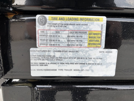 New 2026 GRIFFIN TRAILERS 7 x 16 Low Profile 14K Dump Trailer W/ Telescopic Cylinder - 14,000# GVWR