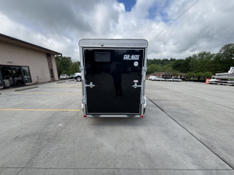 New 2025 Car Mate Trailers 5X8 ECV Enclosed Trailer - Black - W/ Ramp Door - 2990# GVWR