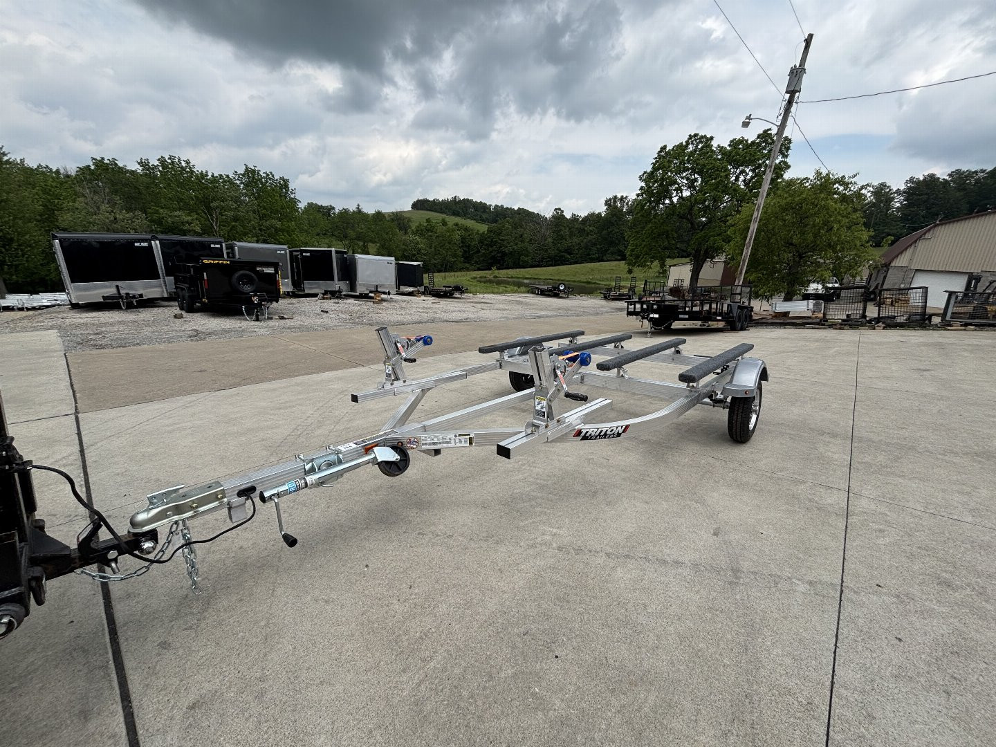 New 2025 Triton Trailers LTWCII-X Watercraft Trailer (2 PLACE) w/ Aluminum Wheel Upgrade - 2500# GVWR