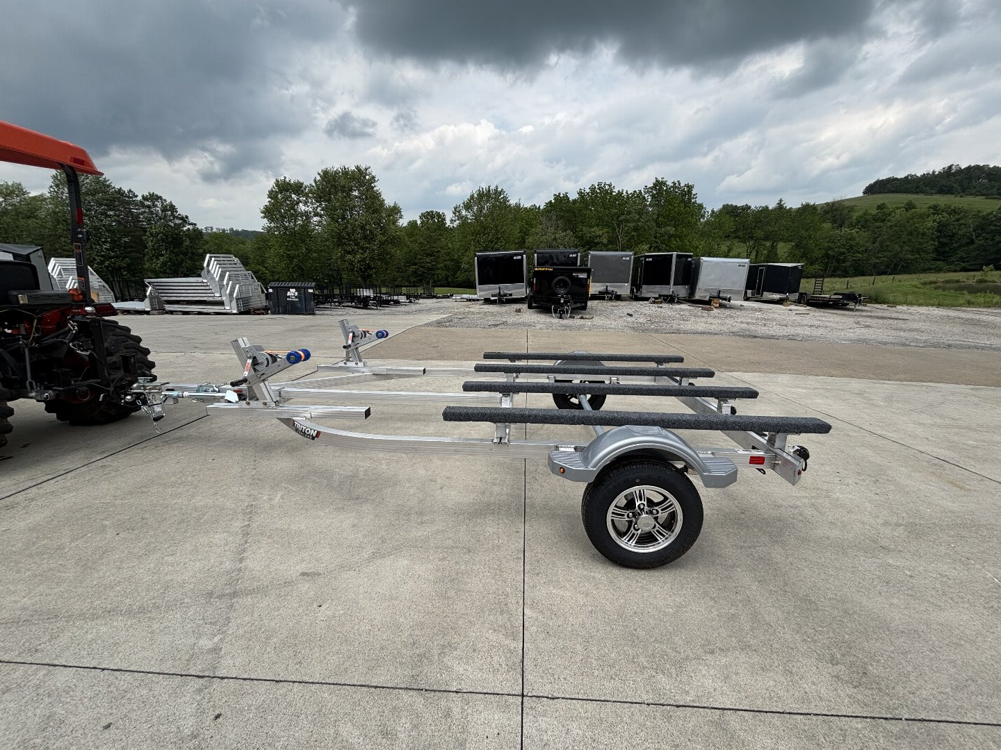 New 2025 Triton Trailers LTWCII-X Watercraft Trailer (2 PLACE) w/ Aluminum Wheel Upgrade - 2500# GVWR