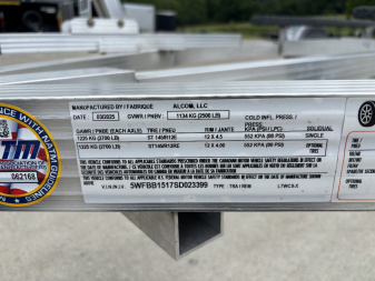 New 2025 Triton Trailers LTWCII-X Watercraft Trailer (2 PLACE) w/ Aluminum Wheel Upgrade - 2500# GVWR