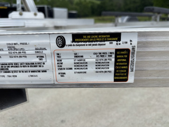 New 2025 Triton Trailers LTWCII-X Watercraft Trailer (2 PLACE) w/ Aluminum Wheel Upgrade - 2500# GVWR