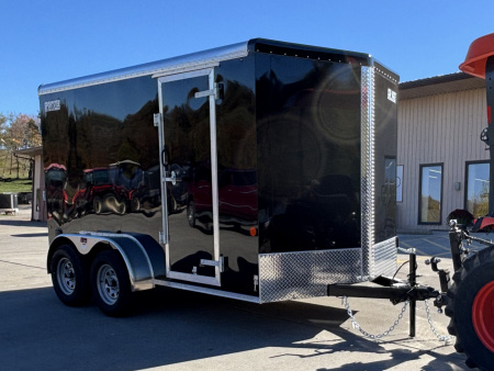 New 2026 Car Mate Trailers 7X12 V-Sport (V-Nose) HD Enclosed Trailer - w/ Ramp - 7000# GVWR