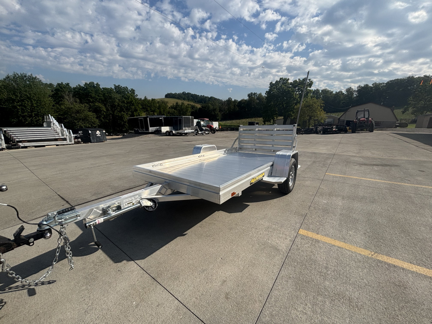 New 2026 Aluma Trailers 6310H-S-BT Utility Trailer - Bi-Fold Gate - 2990# GVWR