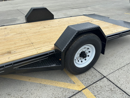 New 2025 (LIGHTLY USED DEMO) CornPro Trailers - UT-14 SAT Tilt Equipment Trailer 14' - Single Axle - Electric Brakes - 7000# GVWR