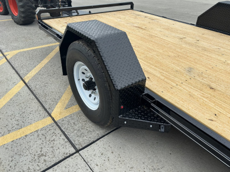 New 2025 (LIGHTLY USED DEMO) CornPro Trailers - UT-14 SAT Tilt Equipment Trailer 14' - Single Axle - Electric Brakes - 7000# GVWR