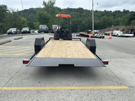 New 2025 (LIGHTLY USED DEMO) CornPro Trailers - UT-14 SAT Tilt Equipment Trailer 14' - Single Axle - Electric Brakes - 7000# GVWR