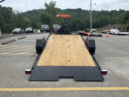 New 2025 (LIGHTLY USED DEMO) CornPro Trailers - UT-14 SAT Tilt Equipment Trailer 14' - Single Axle - Electric Brakes - 7000# GVWR