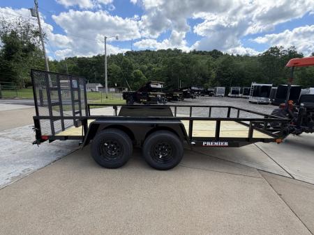New 2026 Premier Trailers 76 X14' Utility Trailer w/ Spare Tire - 7000# GVWR