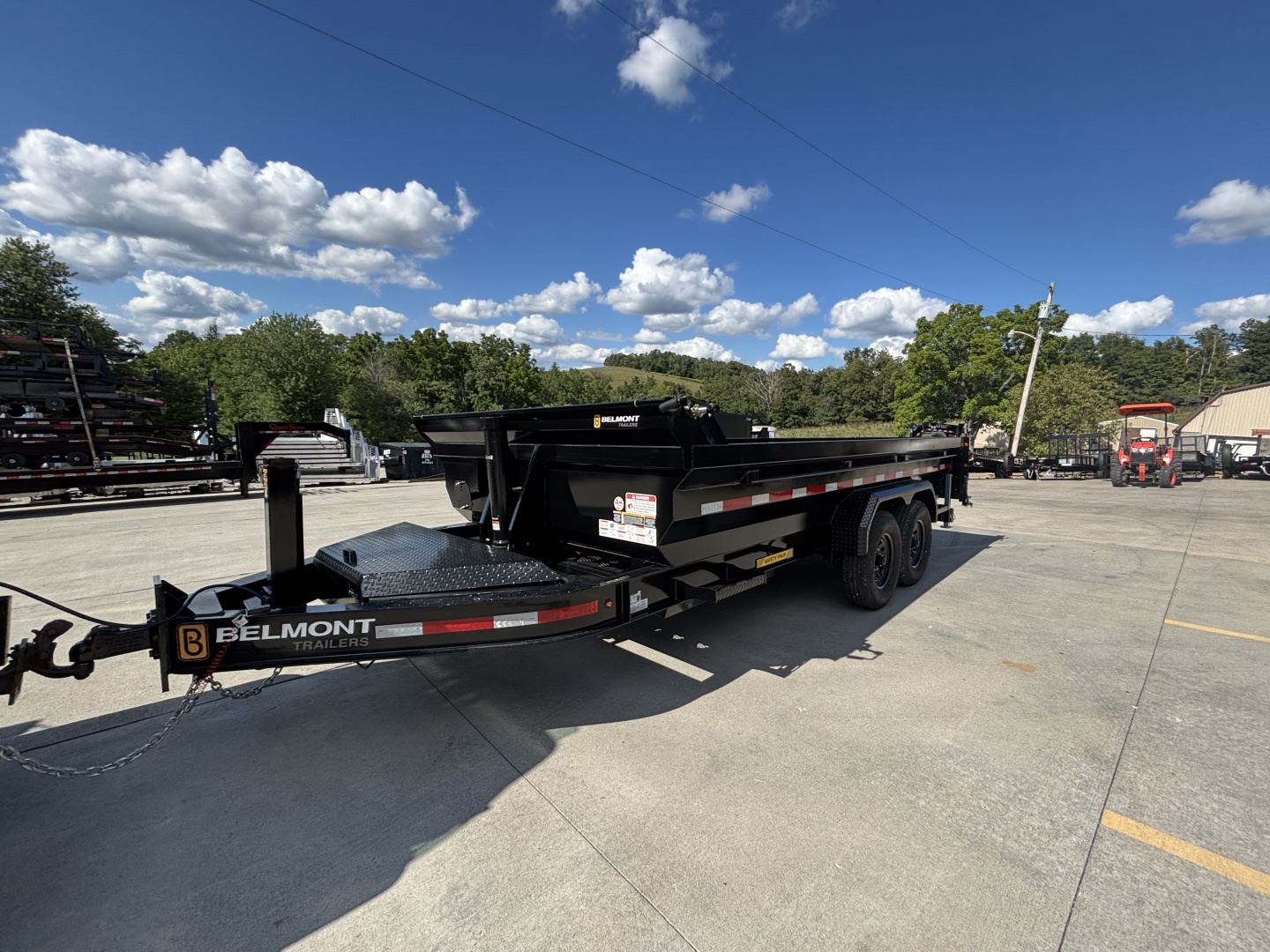 New 2025 Belmont DLX8216-14K Dump Trailer