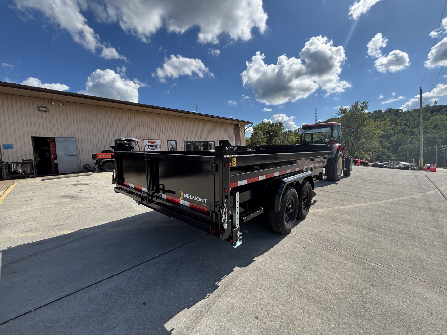 New 2025 Belmont DLX8216-14K Dump Trailer