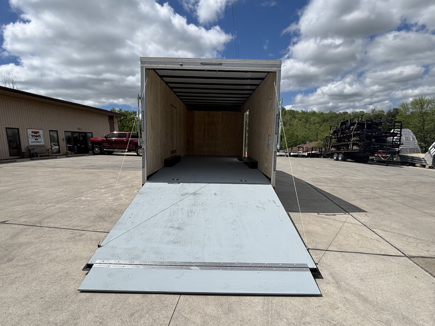 New 2025 Car Mate Trailers 8 1/2 X 20 Custom Car Enclosed Trailer - Black W/ Ramp Door & Get Out Man Door - 9990# GVWR