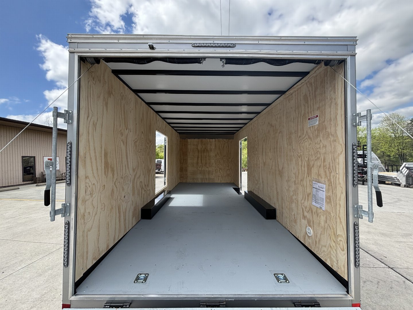 New 2025 Car Mate Trailers 8 1/2 X 20 Custom Car Enclosed Trailer - Black W/ Ramp Door & Get Out Man Door - 9990# GVWR