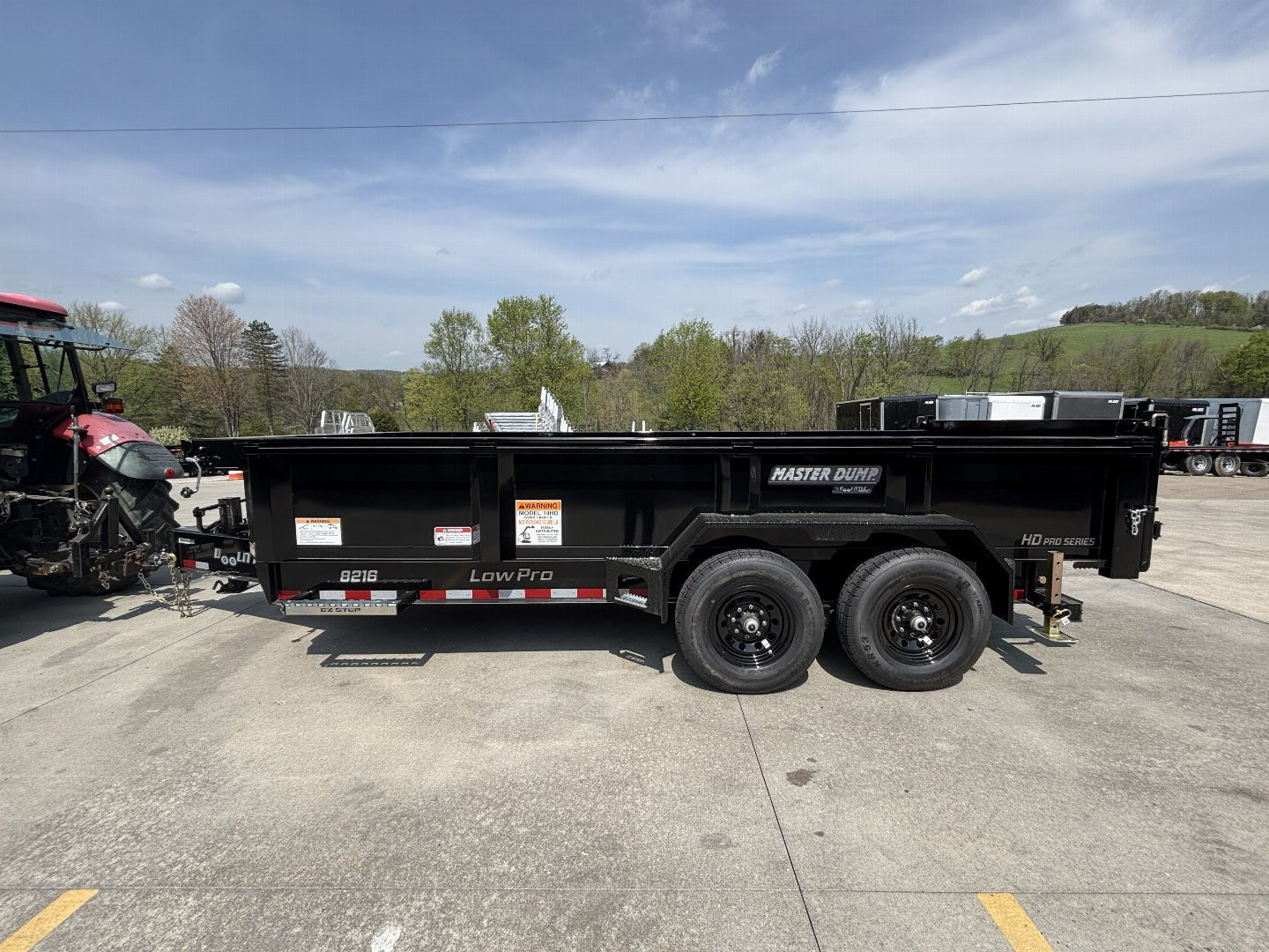New 2025 Doolittle Trailers MD 82"X16' Dump Trailer w/ Wireless Remote - 14,000# GVWR